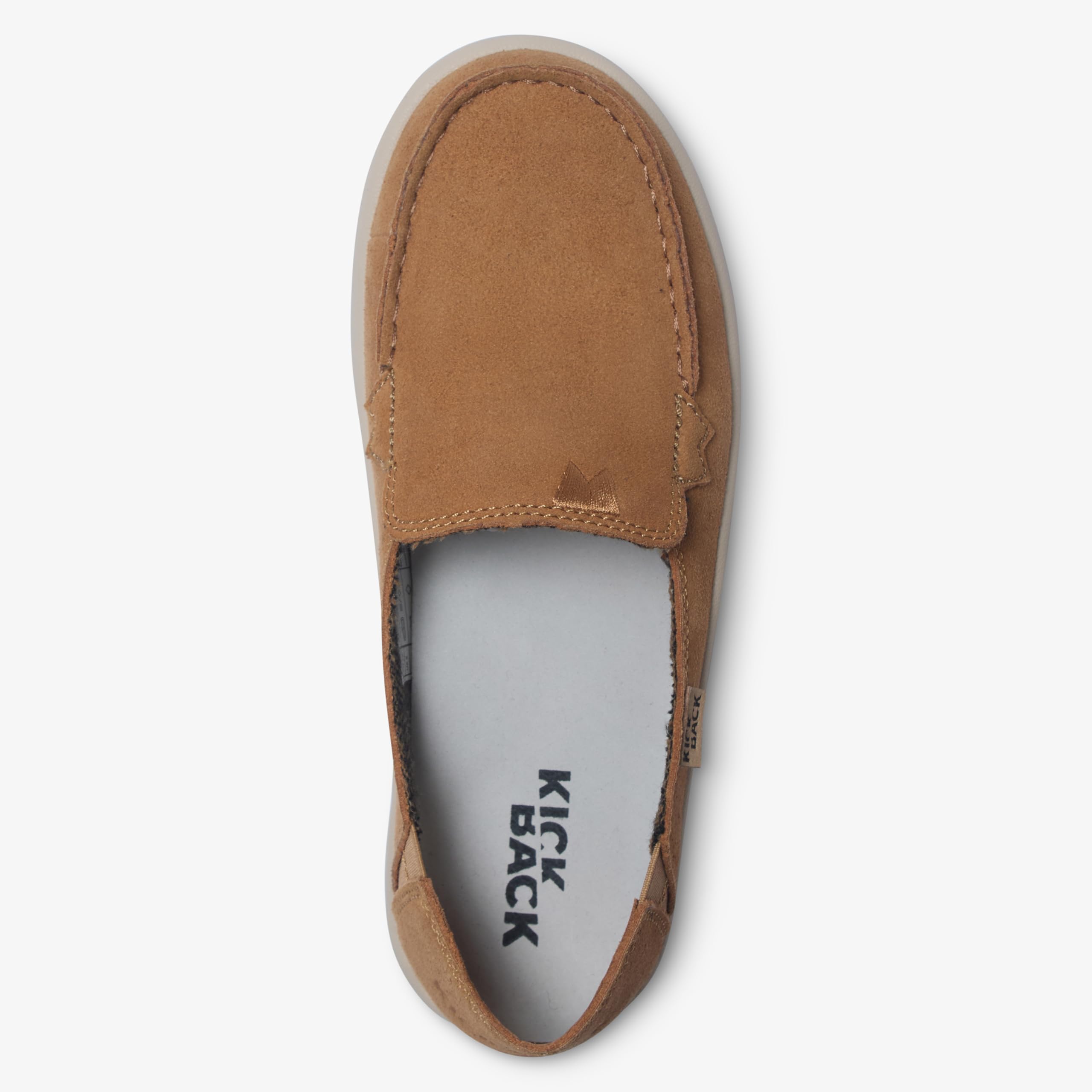 Kickback Mocasín Rizzo - Mocasín con Puntera para Mujer - Zapatos Ligeros de Gamuza - Estilo Relajado - Comodidad Durante Todo el día - Plantilla de Espuma Activa con Forro de Cuero ortopédico