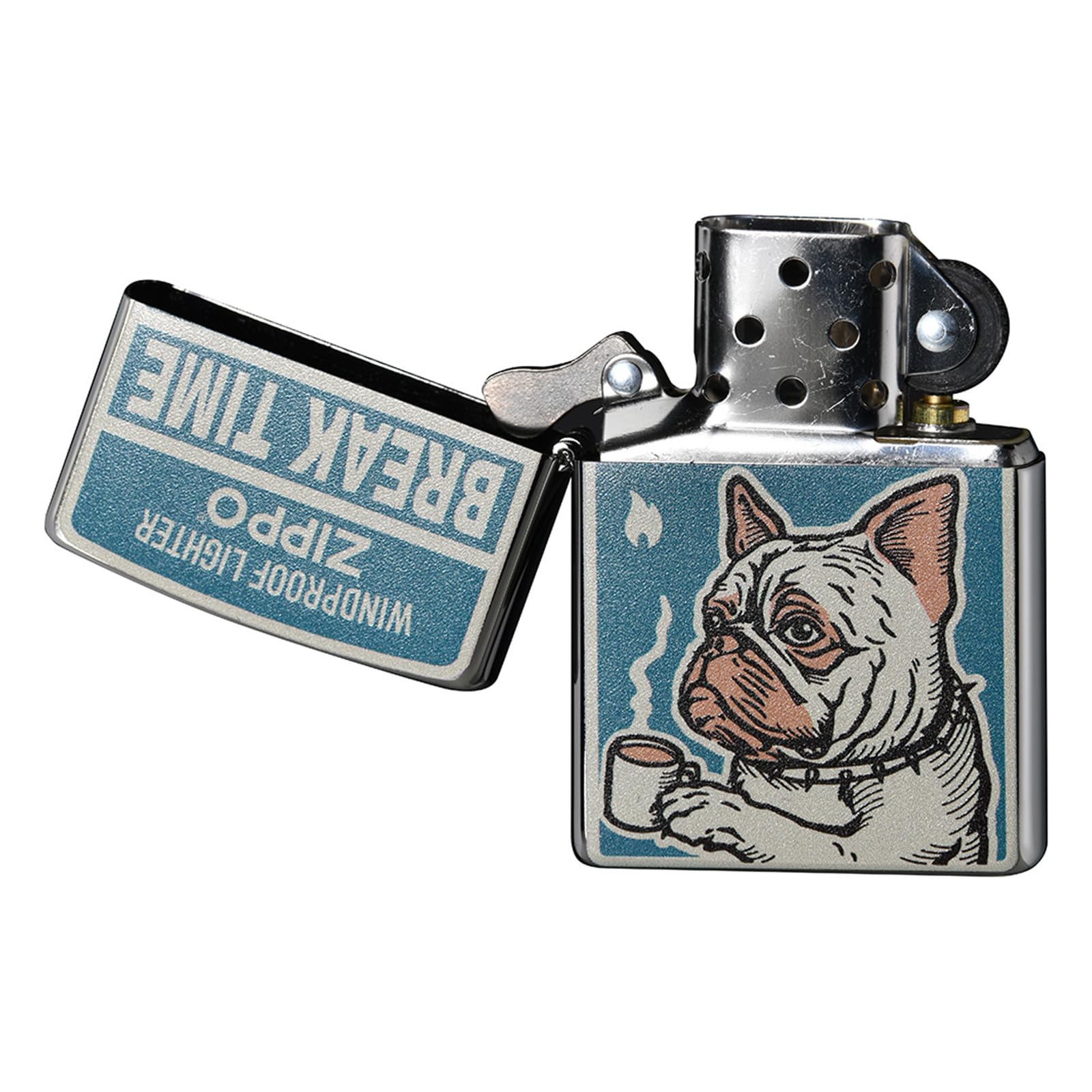 Amazon.co.jp: ジッポー(Zippo) ライター 防風 真鍮製 BREAK TIME 