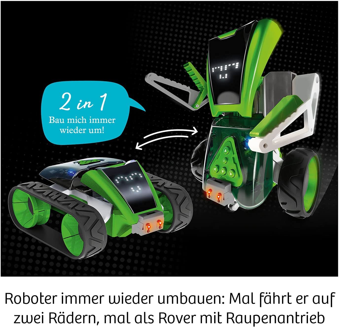KOSMOS 620691 Mazzy - Dein Smarter App-Roboter, Bauen, Programmieren und Spielen mit dem vielseitigen Roboter, Experimentierkasten für Kinder ab 8-12 Jahre, Roboter-Spielzeug