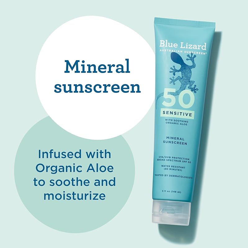 Blue Lizard SPF 50 — 100% Mineral, Sensitive Skin - 3