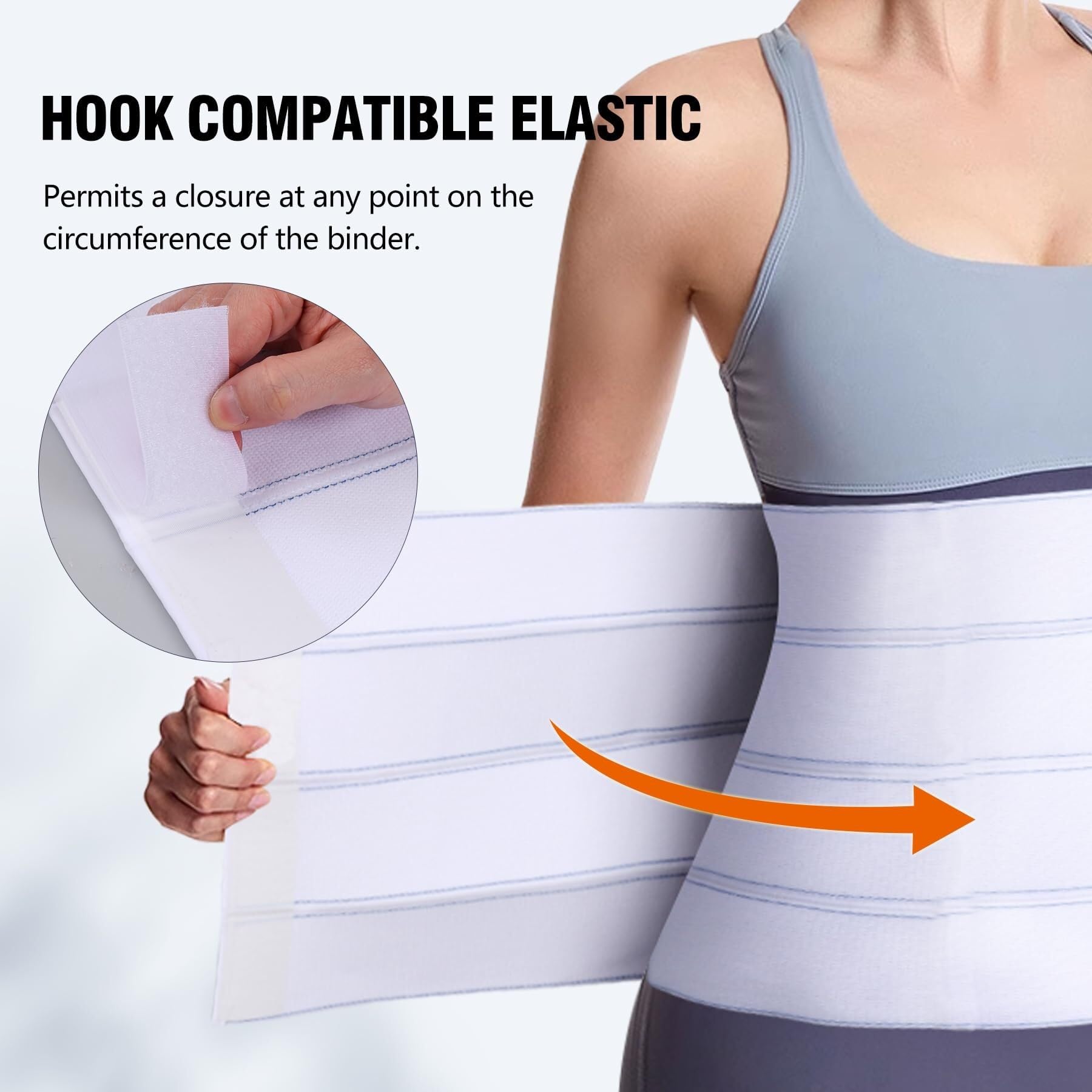 Ceinture Dorsale Ceinture De Maintien Élastique for La Taille Sport Correcteur Posture(White1,Large)