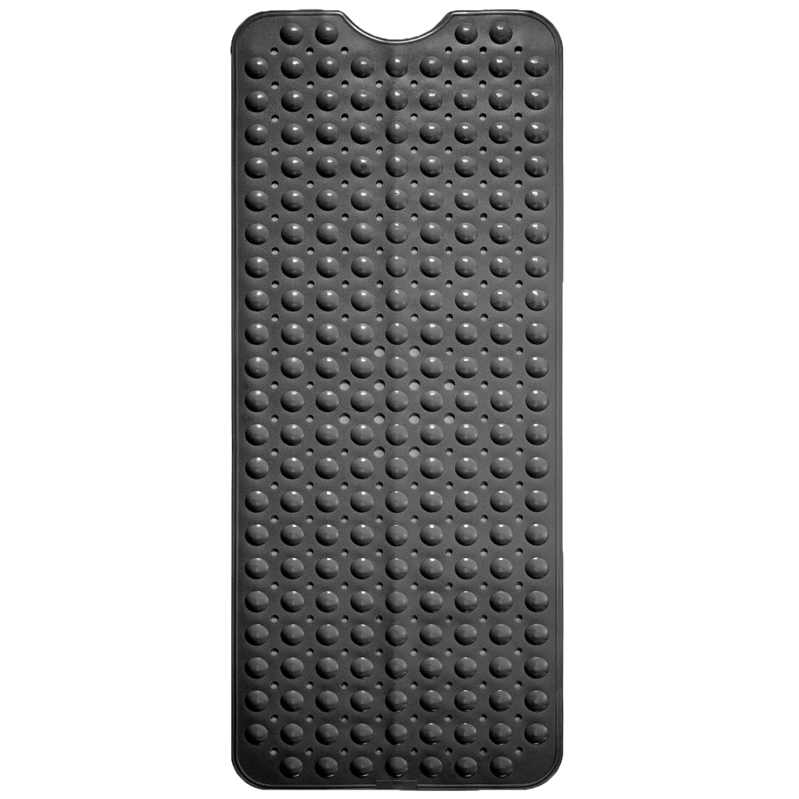 Premium Non-Slip Bath Mat - 200 Suction Cups, BPA, Latex Free, Mildew Resistant, Machine Washable - Safe, Durable & Comfortable for Bathroom Tubs (100 x 40cm Bubble style-Black)
