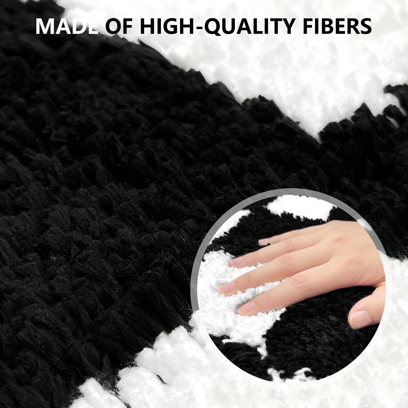 APROPHIC Alfombra de baño antideslizante y absorbente de agua, alfombra de microfibra suave para lavandería, dormitorio, bañera, fregadero, 20 x 30 pulgadas
