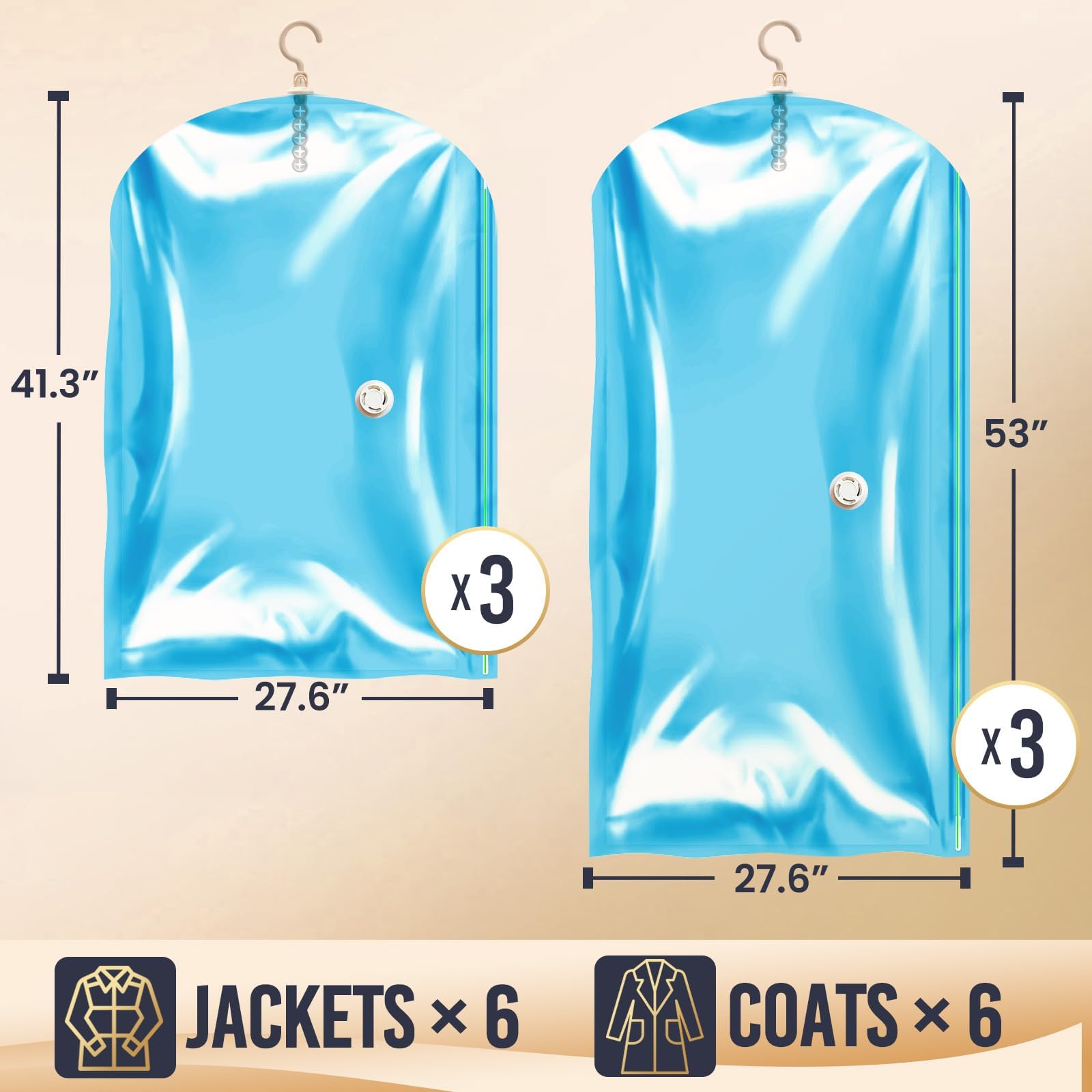 Hanging Vacuum Storage Bags - Image 2