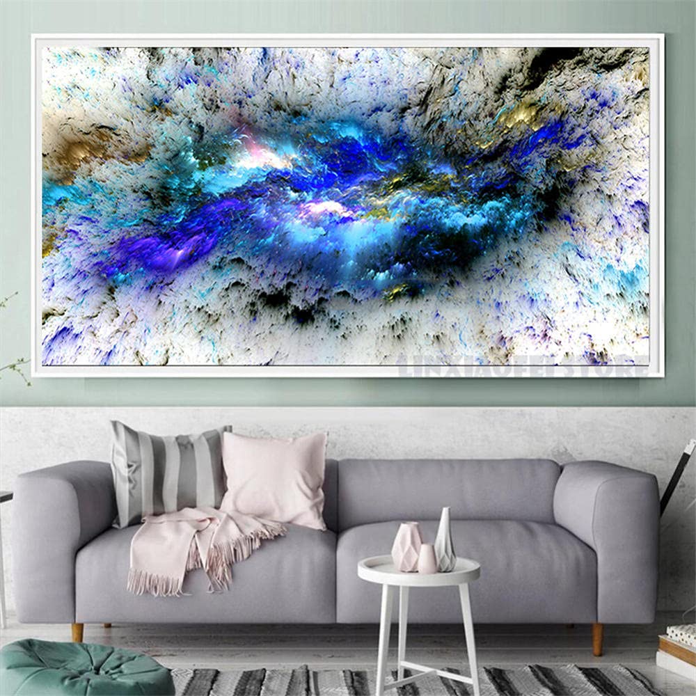 5D Diamond Painting Kit Completo, Ali bianche e nere Pittura Diamante Disegni con Perline da Attaccare DIY Passatempo per Adulti Diamond Painting Cross Stitch Arts per Decorazioni Casa 60x120cm K-1764
