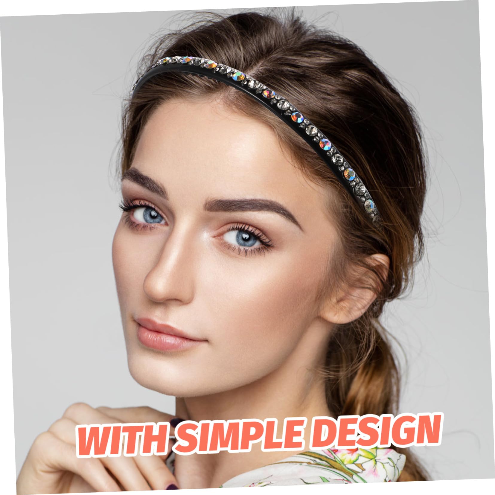 Didiseaon 12pezzi Cerchietti Eleganti Con Strass Design Leggero e Antiscivolo Per Donne Accessori Per Pratici e Delicati Per Casa e Attività Quotidiane