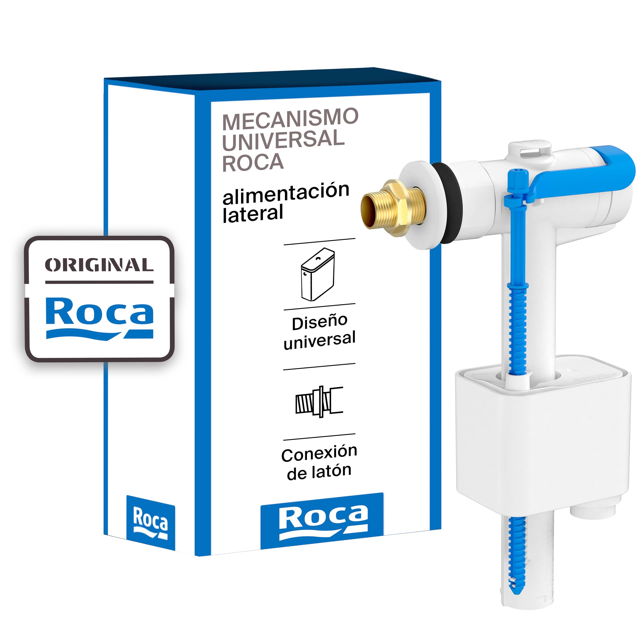 Roca A822504300 - Mecanismo de alimentación lateral con rosca metálica. compacto y llenado rápido
