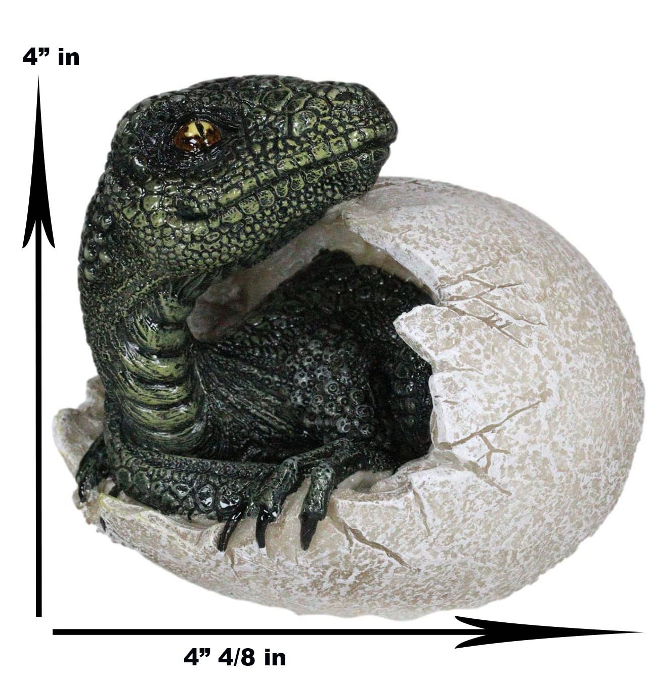 K-332 恐竜の卵 孵化（ふか）化石アート ベビードラゴンの誕生 テラリューム 幅50cm, image size:1293x1338