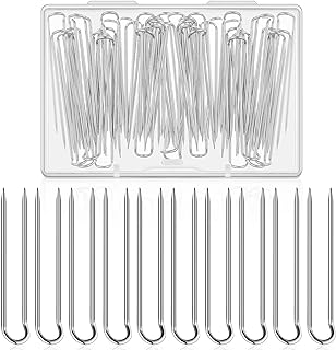 Sponsored Ad - 50 Pieces Sewing U-pins Fork Pins Needlecrafts Pins Double Blocking Pins Stainless Steel Sewing Pins Multip...