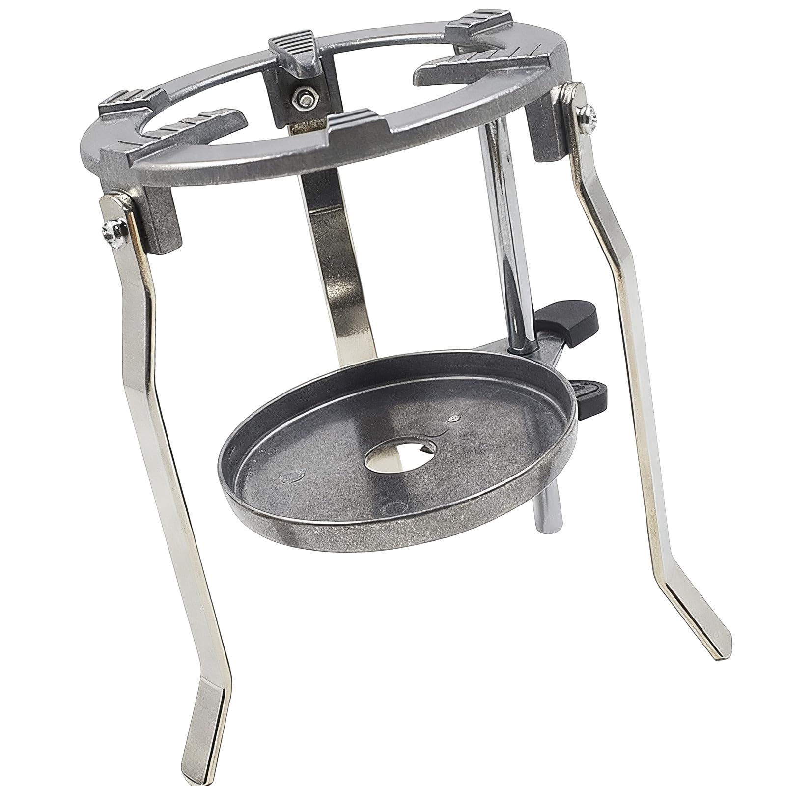 Portable Laboratory Tripod with Tray for Multiple Angles Experiments Sturdy Cast Aluminum Construction Sturdy Tripod