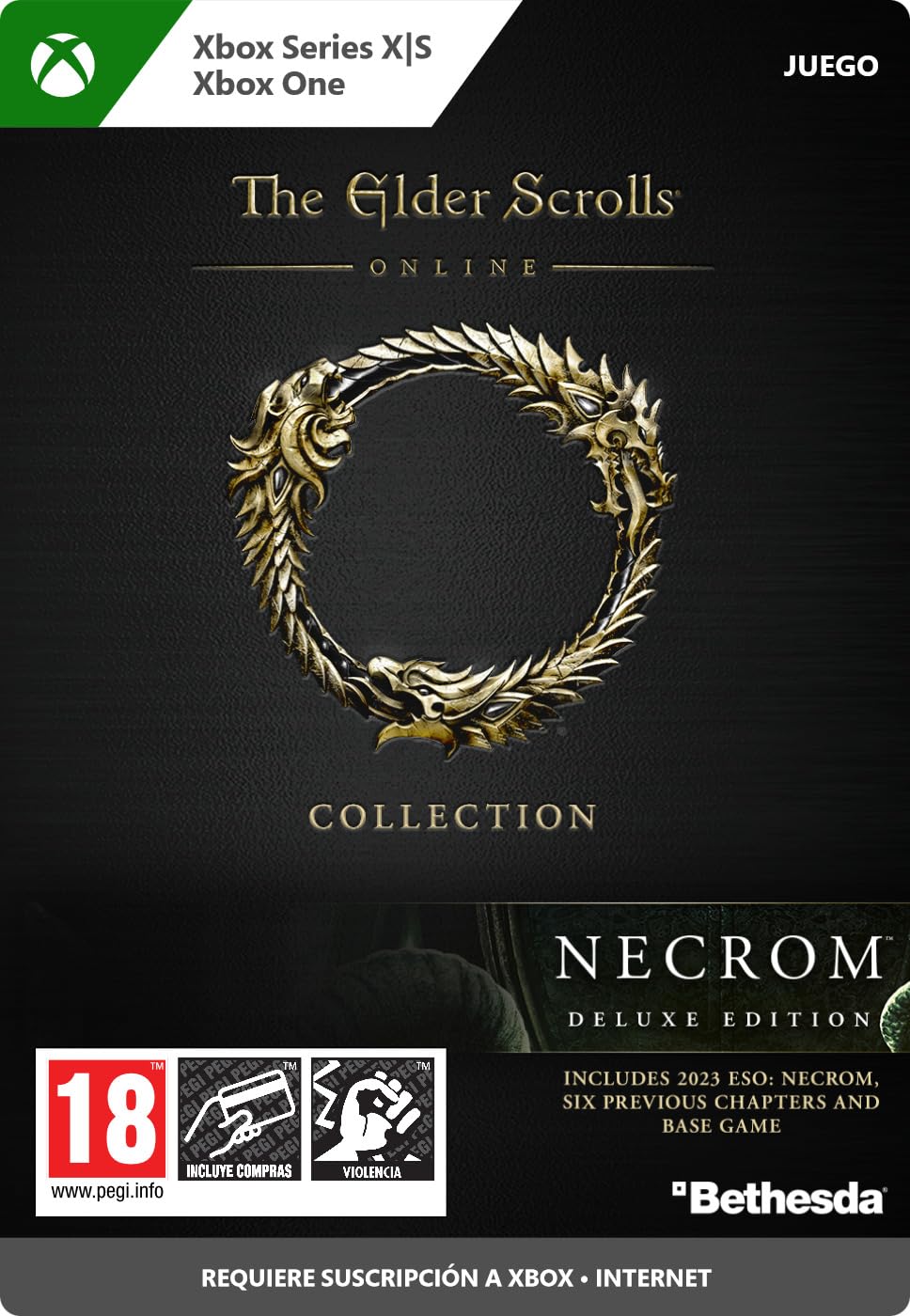 The Elder Scrolls Online Deluxe Collection: Necrom | Xbox One/Series X|S - Codice de descarga