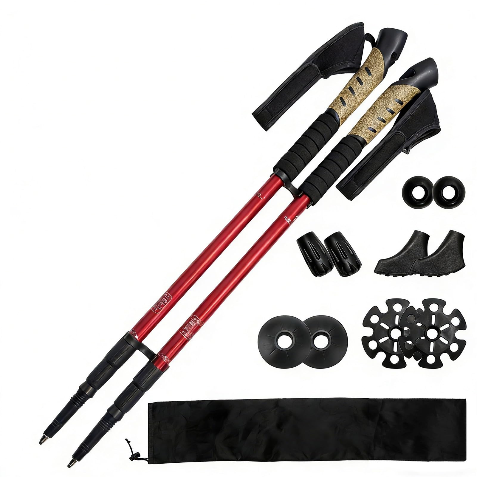 Kijki trekkingowe z amortyzacją, kijki trekkingowe, kijki trekkingowe, kijki trekkingowe, aluminiowe teleskopowe kijki kempingowe, taborety