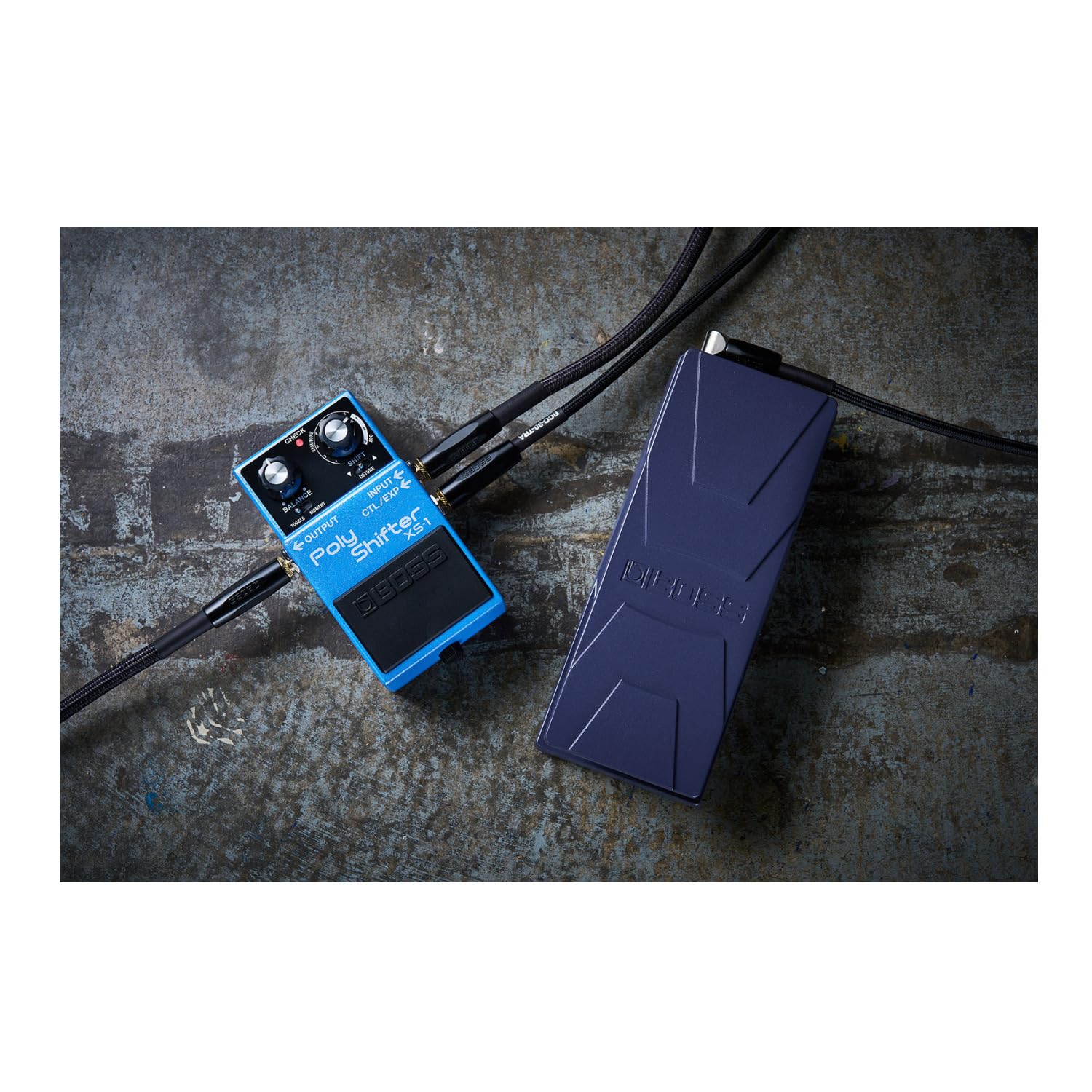 BOSS XS-1 Poly Shifter | Kompaktes Pitch Shifting Pedal | Klassenführende Qualität | Ändern Sie Gitarren-/Bass-Tonhöhe über 7 Halbtöne oder 3 Oktaven | Natürliches Gefühl & Ansprechverhalten |