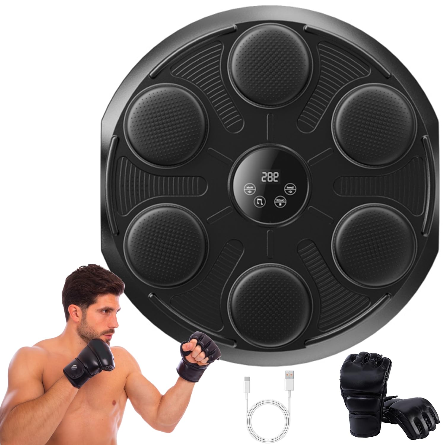 Doraier achine de Boxe usicale, Sart Bluetooth usic Boxeur électronique, achine de Boxe