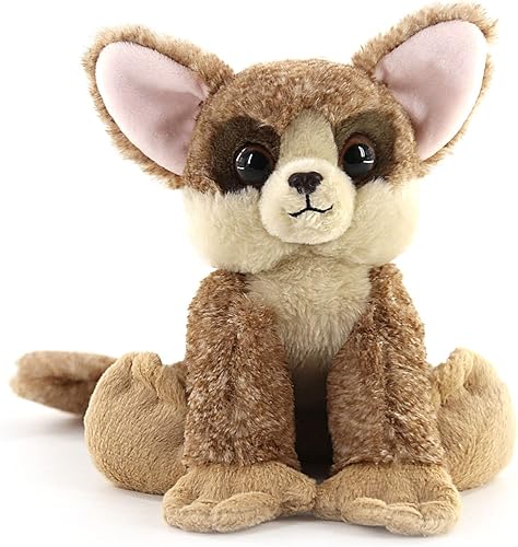 The Petting Zoo Bush - Peluche de bebé, regalos para niños, animales africanos de vida silvestre Wild Onez, juguete de peluche Bush Baby de 9