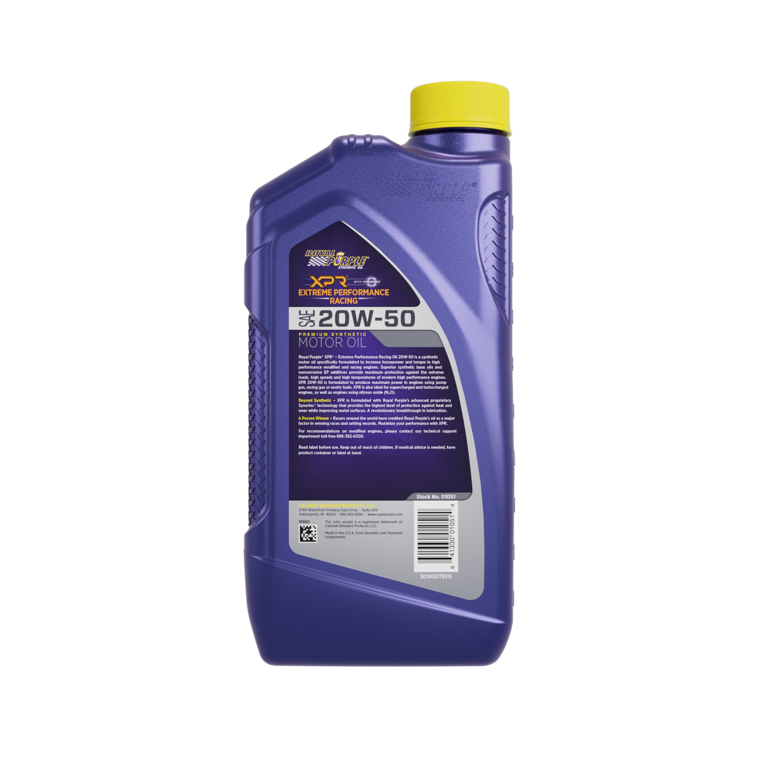 Royal Purple 01051 XPR 20W-50 Ultra-Light Extreme Performance Synthetic Racing Motor Oil -, 1 Quart (32 Ounces) (ROY01051)
