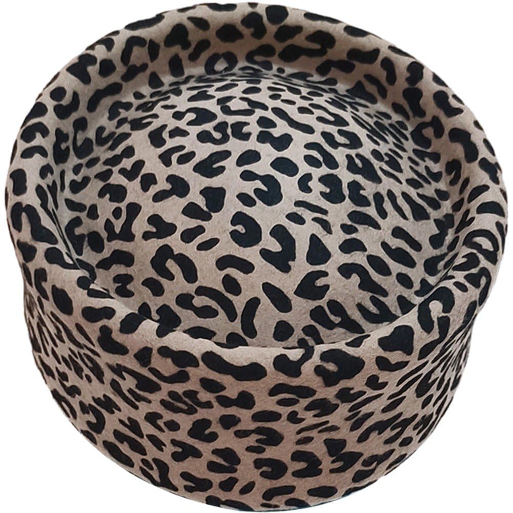Fituenly Pillbox Hat,Millinery Fascinator Base Hat for Women Casual Wear Western Fedoras Hostesses Wear