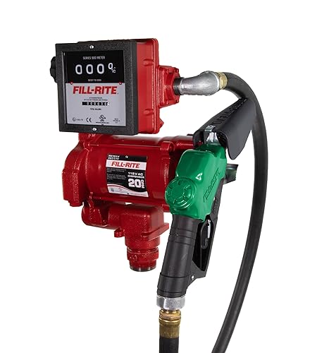 Miniatura 2 de Fill-Rite FR711VA bomba de alto flujo, de 115 V AC, con boquilla automática de alto flujo de 1 pulgada y medidor 901