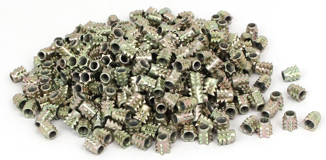 M5 x 10mm Star Head Insert Screws E-Nuts Furniture Fittings Bronze Tone 500pcs (5801a1226e8b7114134c7717cd1d899d)