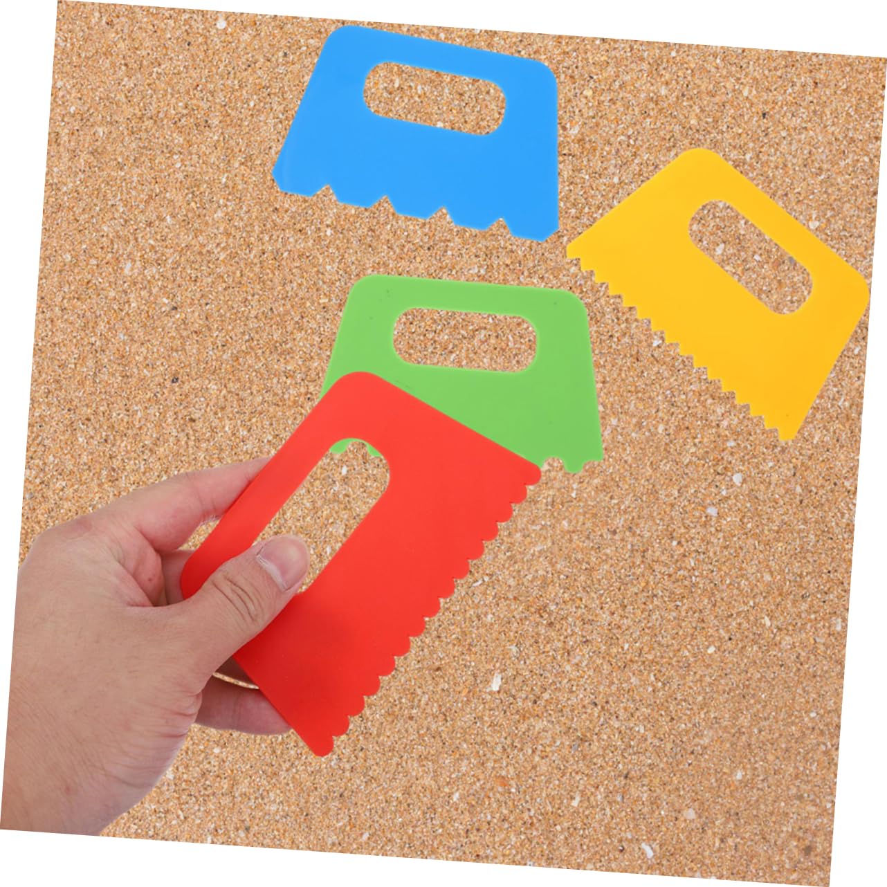 Kit 4 Raschietti Per Pittura Artistica - Strumenti Texture In Plastica Per Graffiti E Disegno