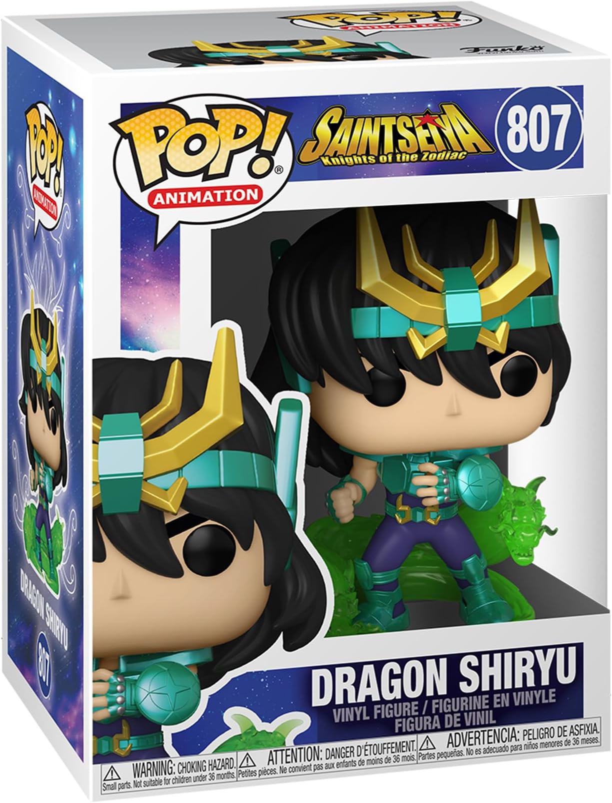 Pop! Animation: Saint Seiya - Dragon Shiryu, Multicolor