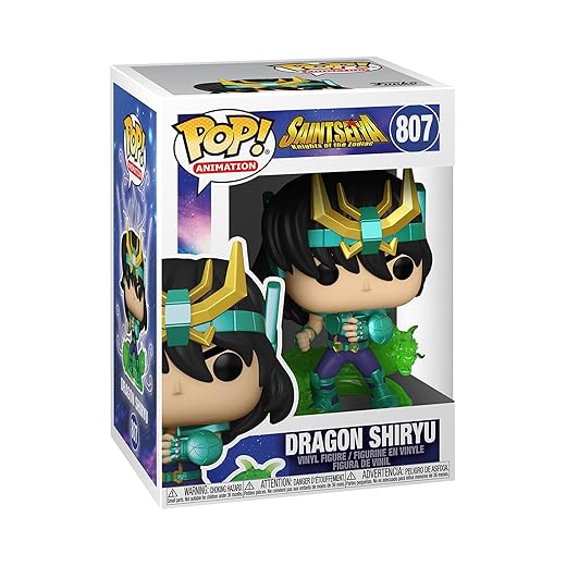 Sale Funko Pop! Animation: Saint Seiya - Dragon Shiryu, Multicolor