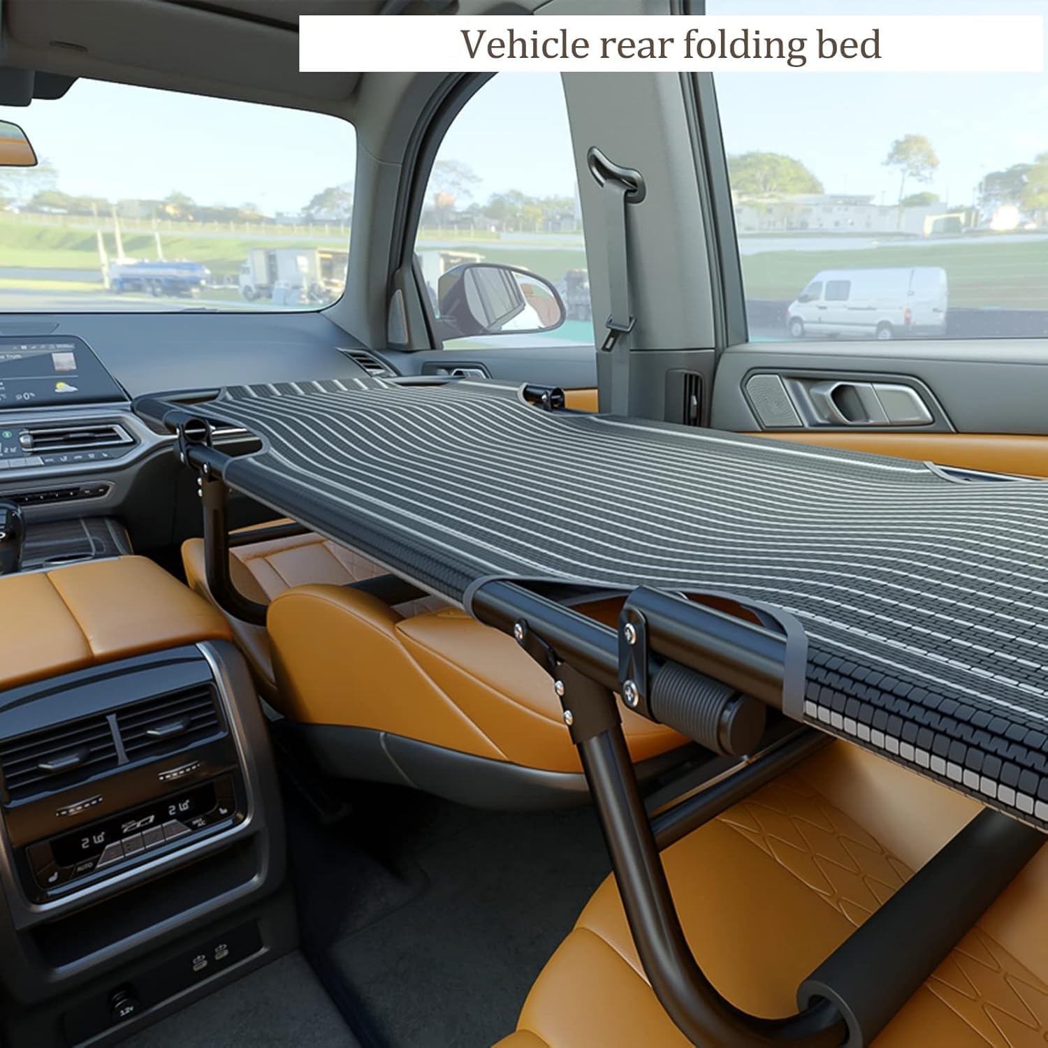 Auto Campingbett Klappbett für VW UP 2015-2023, Auto Klappbar Camping Bett, Auto Feldbett Klappbar, Tragbares Auto Klappbett Campingbett Reisebett