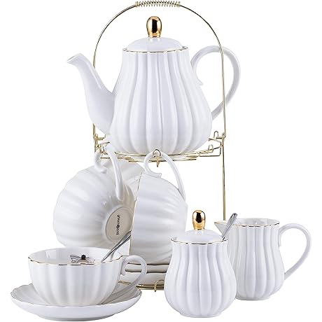 Jusalpha Porcelain Tea Service: An Exquisite Symphony of Taste and Elegance