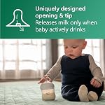 Philips Avent Natural Newborn Glass Gift Set, Baby Bottles with Natural Response Nipples, 3x 4oz (Slow Flow, Flow 2) and 2x 8oz (Medium Flow, Flow 3), 2x Silicone Sleeves, SCD858/01
