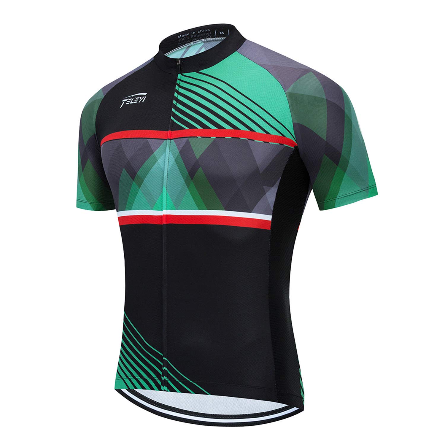Maillot Vélo Route Homme Maillot Cyclisme Homme - Manches Courtes 3 Poches Arrière Maillot Velo Route Homme