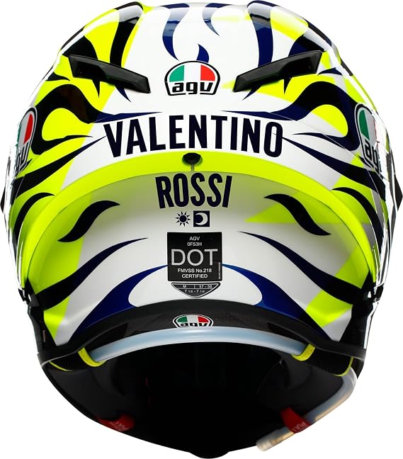 AGV Pista GP RR Valentino Rossi Soleluna 2023 Motorcycle Helmet Hi-Viz LG