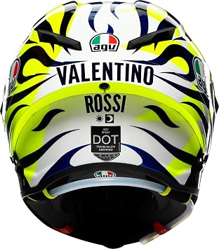 AGV Pista GP RR Valentino Rossi Soleluna 2023 Motorcycle Helmet Hi-Viz LG