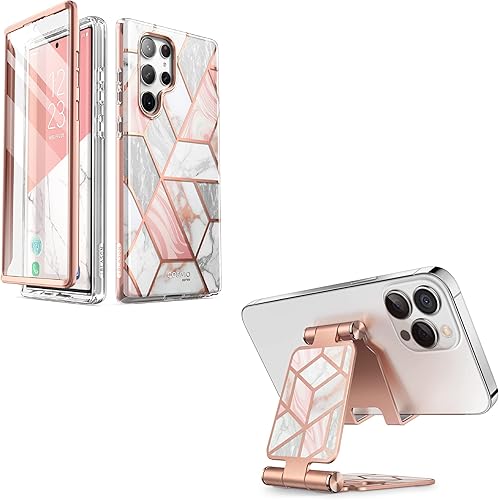 i-Blason Cosmo - Funda diseñada para Samsung Galaxy S23 Ultra y soporte para teléfono celular