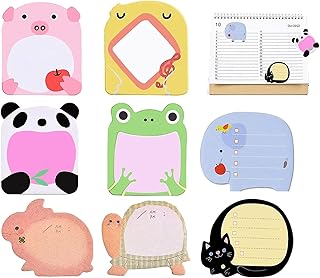 Lot de 32 petits blocs-notes autocollants pour enfants, petits cadeaux pour élèves et anniversaires d'enfants