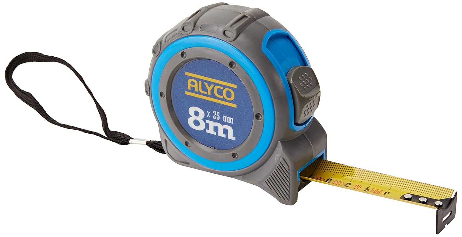 Alyco 197320 Flexometer, Blue, 8 m