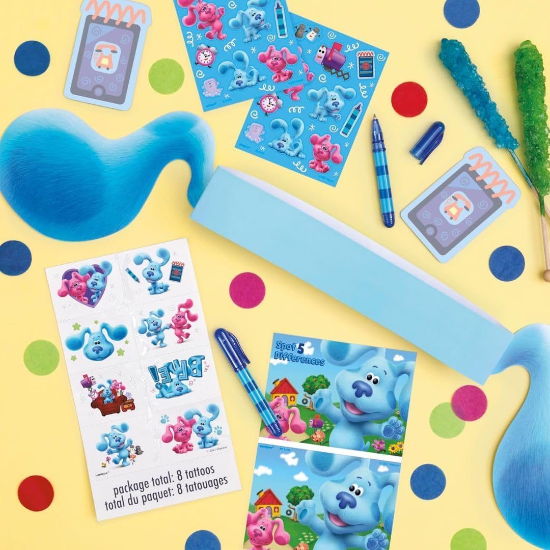 Assorted Blue's Clues Favor Pack - 48 Pcs. | Fun & Colorful Design, Perfect Party Supplies for Birthdays, Themed Events, Family Gatherings, & More image 3