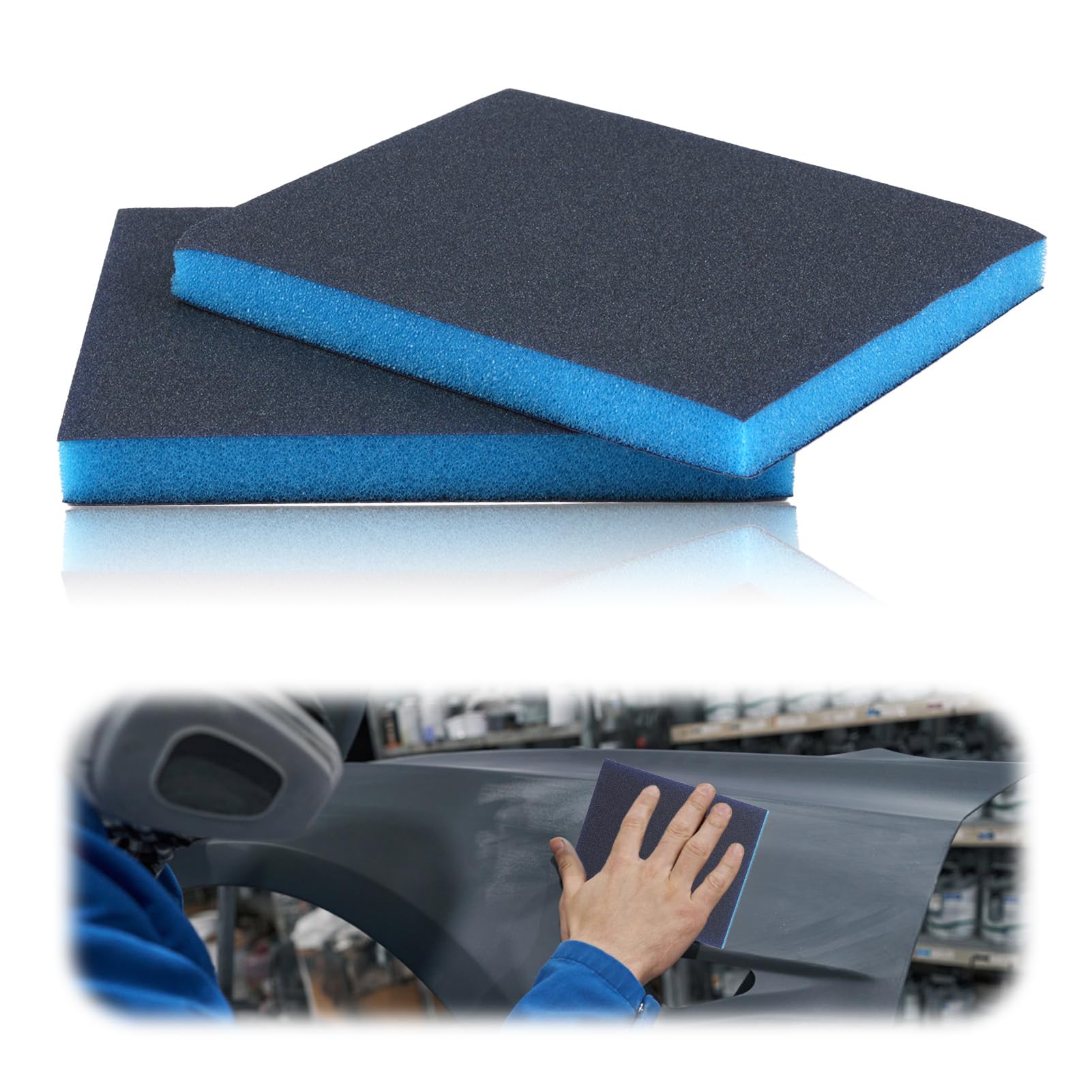 2 Piezas Disco de Lija de Cuero Grano 120, Lija Madera para Alisar Puntos ásperos Antes de Reparar el Cuero, Sanding Pad para Pulido de Precisión, Mantenimiento de Automóviles, Lijado de Metales