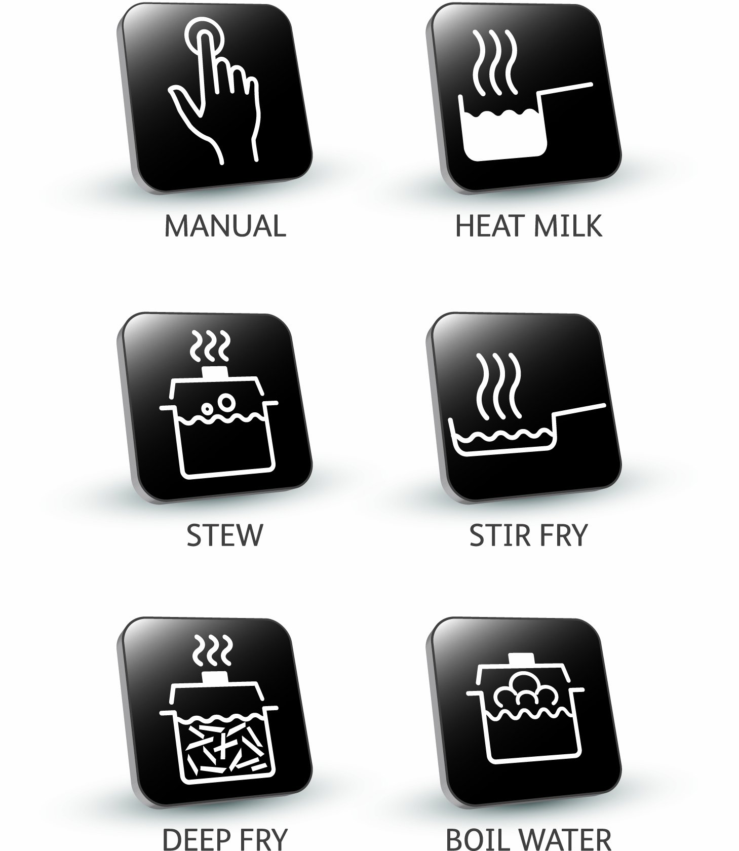 Tefal IH201840 Everyday Induction Hob, Black Duronic Hot Plate HP2BK