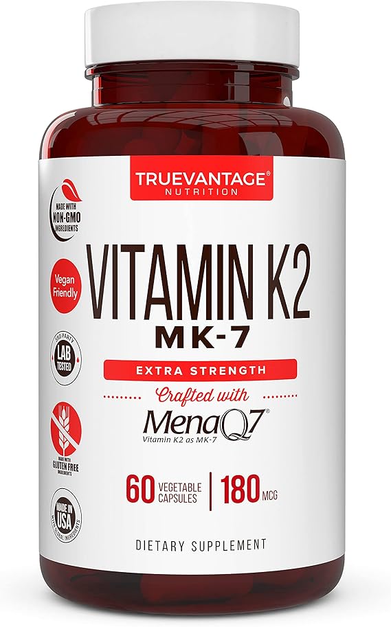 Vitamin k2 MK7 Supplement 180mcg Vitamin K2 Supports Bone