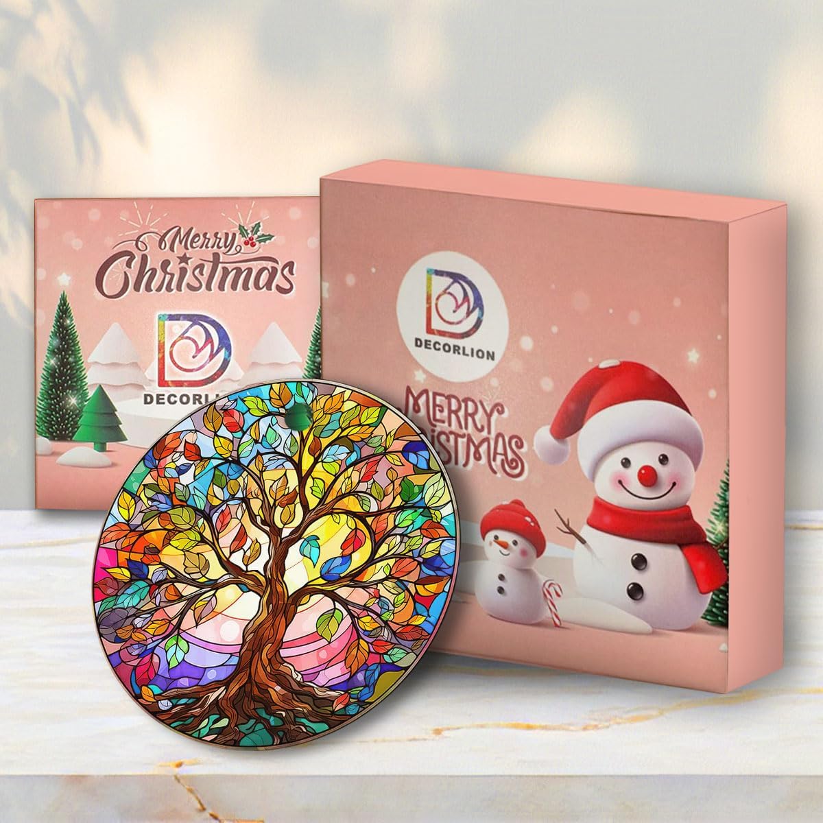 Christmas Ornament - Colorful Tree of Life Ceramic Ornament, Ancient Celtic Christmas Ornament, Family Tree of Life Gift, Inspirational Gift for Any Occasion - Image 3