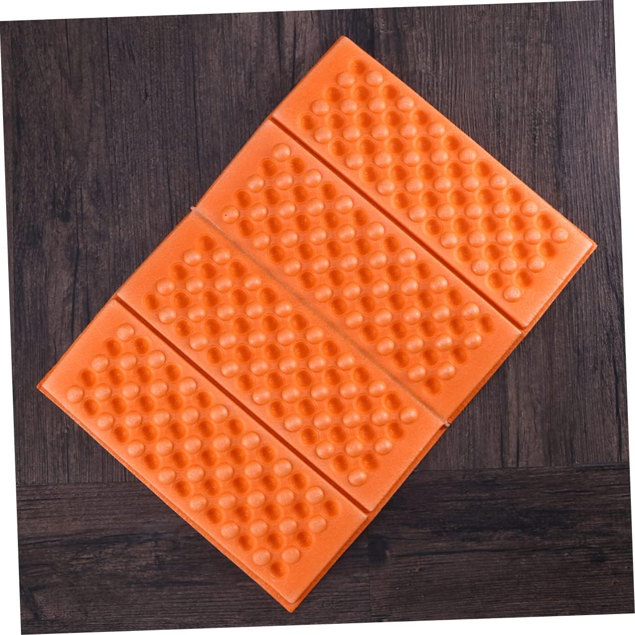4pcs Portable Camping Pads Waterproof Folding Mats Lightweight Heat-Resistant for Sleep Seat Park Picnic