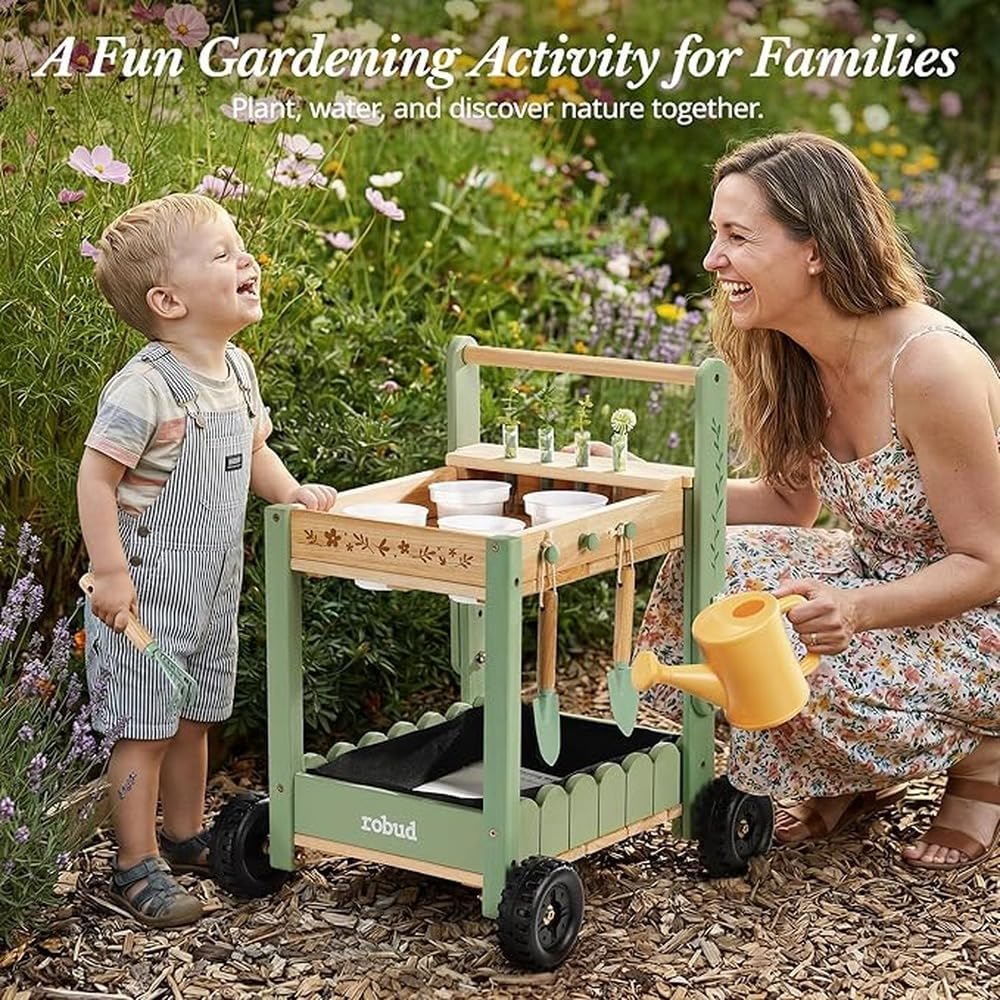Il set da giardinaggio per bambini offre diversi modi per scoprire