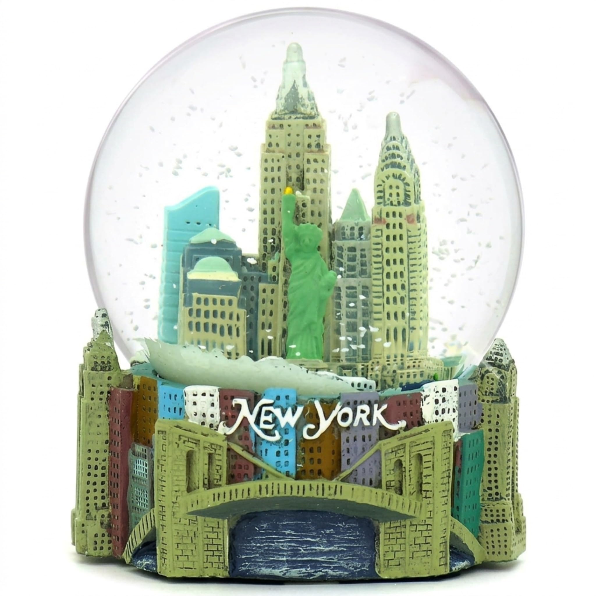 Skyline New York City Snow Globe Souvenir, 3.5 Inches Tall, 65mm