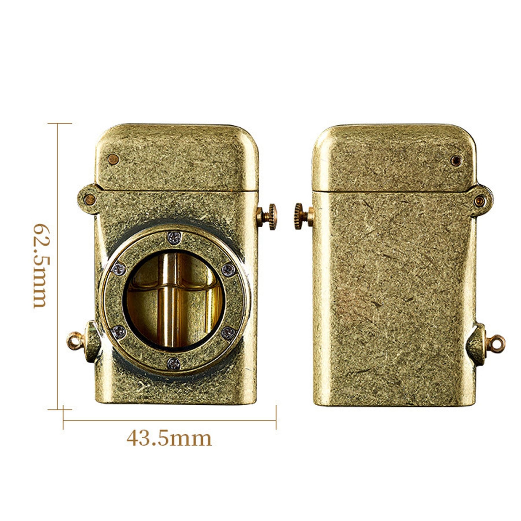 Encendedor de queroseno, diseño antiguo de latón con tanque de combustible visual, llama ajustable para barbacoa, camping y velas, perfecto para uso en exteriores