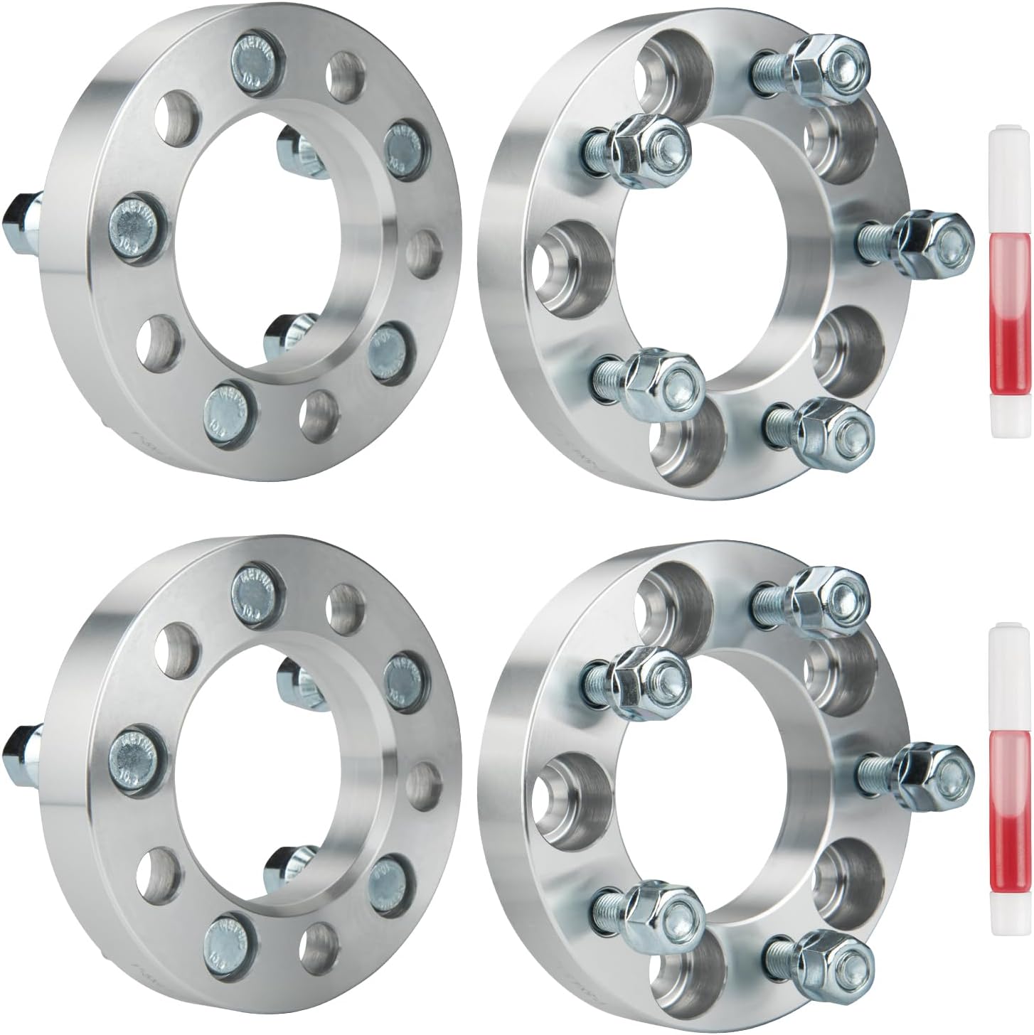 PHILTOP 5x4.5 Wheel Spacers 1 inch for Hyundai, 4 Pcs 5 Lug Wheel Spacers with 82.5mm Hub Bore M12x1.5 Studs fit for 2007-2022 Elantra, 2009-2016 Genesis, 2010-2016 Genesis Coupe