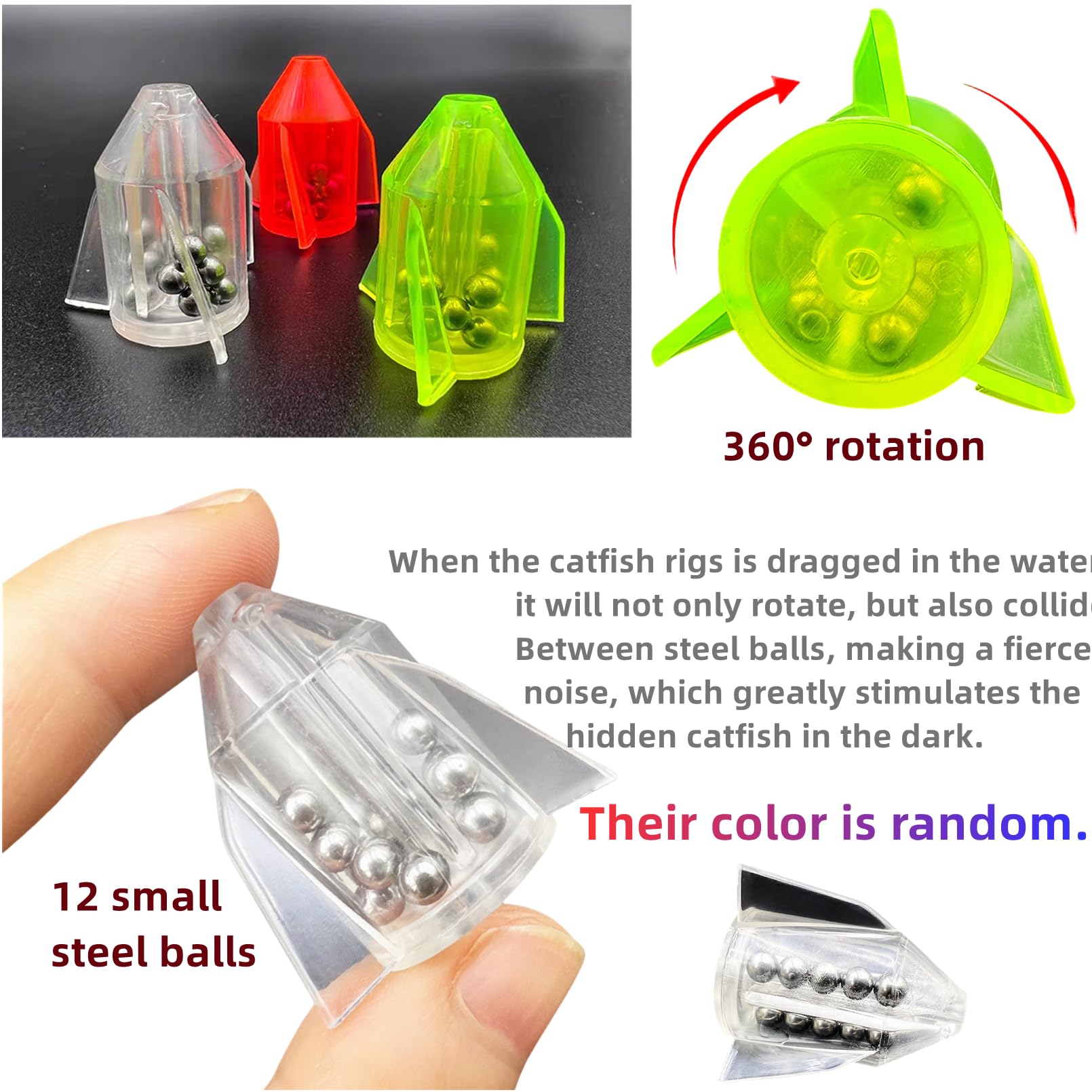Snapklik.com : DAMIDEL 6Pcs Catfish Fishing Rigs Ready Kit2 In 1 ...