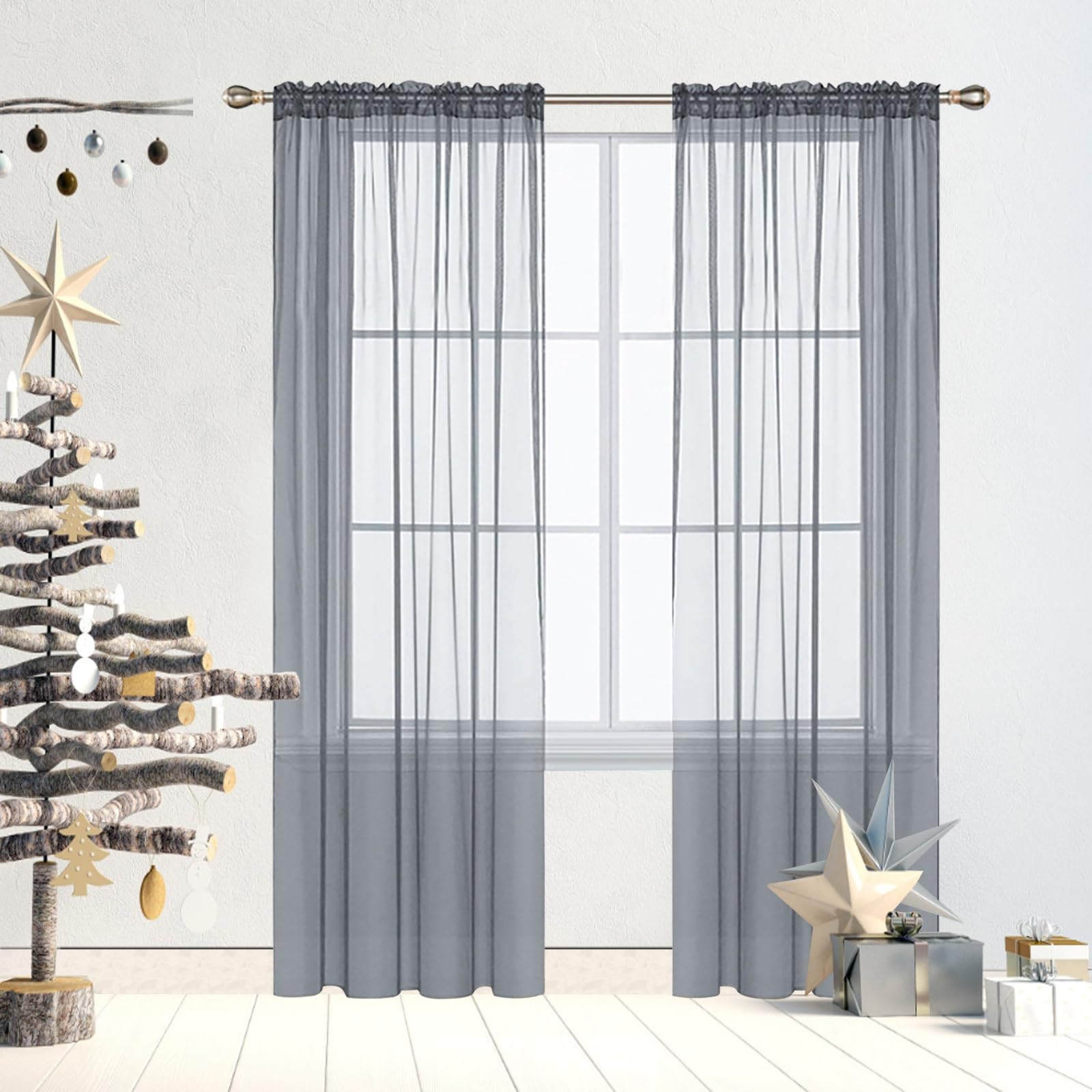 Rideau occultant isolant du froid et de la chaleur 260 x 220 cm pour dressing et grand salon