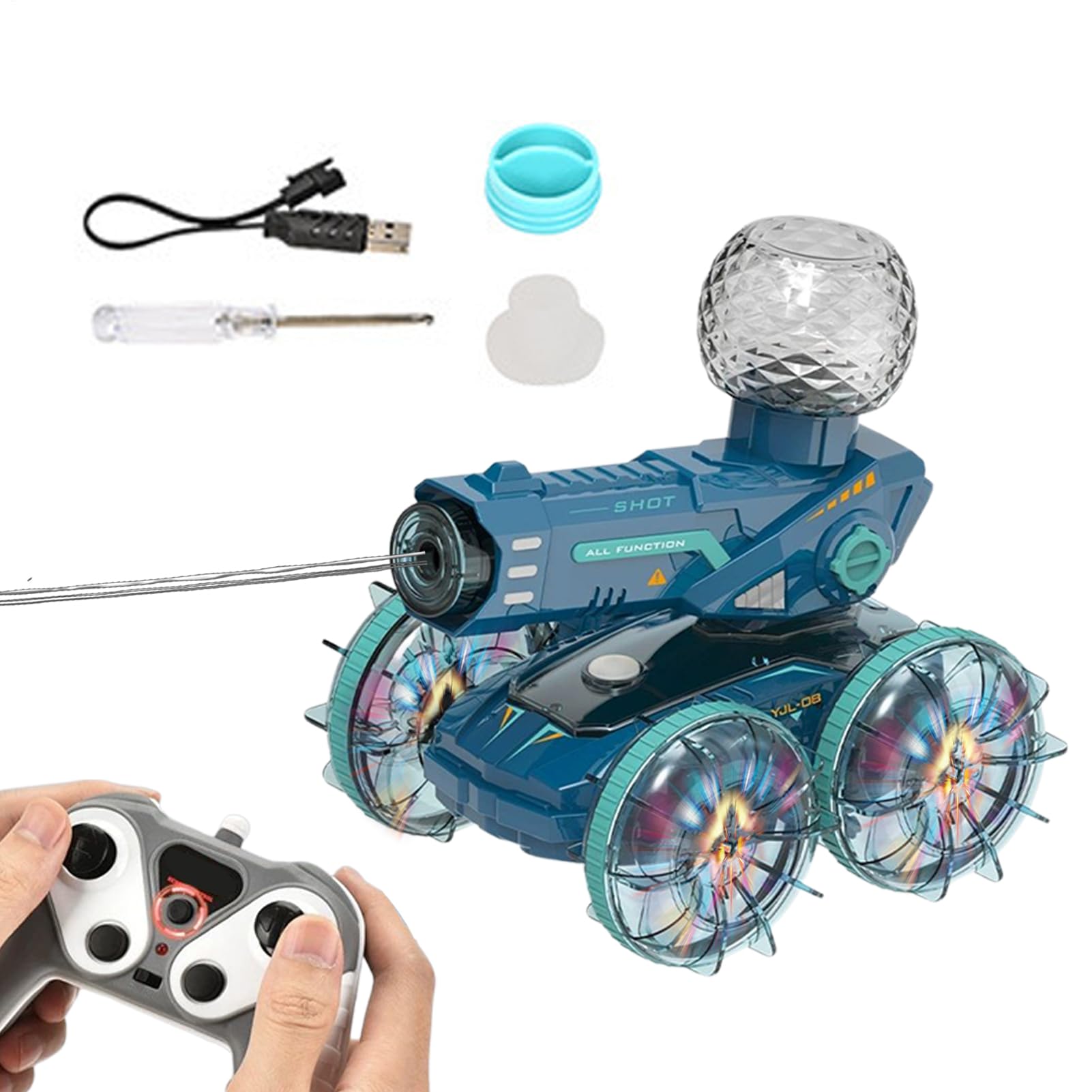 Camión RC Velocidad Ajustable Rociador de Agua de Largo Alcance Multiuso