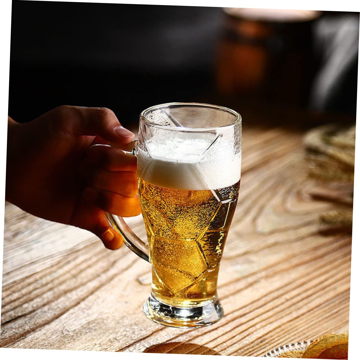 Alipis 3 Piezas De Jarra De Cerveza Transparente Taza De Cerveza Reutilizable Tazas De Agua Exquisita Taza De Cerveza Tazas Transparentes Accesorio De Bar Jarra De Cerveza Vaso De
