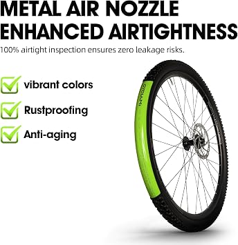 TPU Inner Tubes MTB 29''/27.5''/26'' Inner Tubes Removable Core Compatible with 1.9-2.5 Ultralight 65g Bike Tube with 45mm Metal Presta Valve for Mountain Bike Tubes